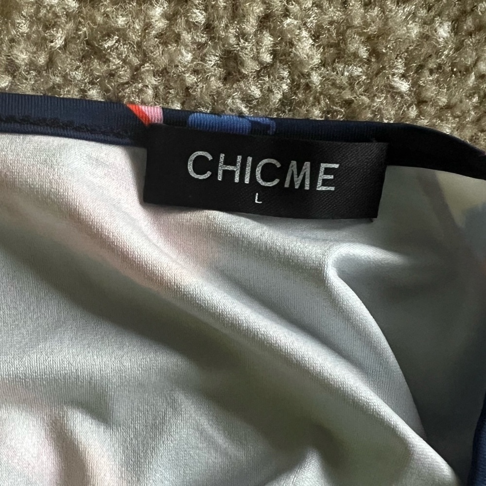 Chic me pink swimsuit top & cover up tank top dress - Picture 15 of 15